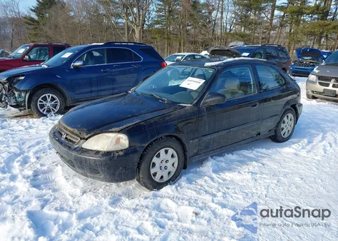 1999 Honda Civic Dx z USA, uszkodzony, nr VIN 2HGEJ6349XH101503